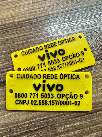 Cartão com informações do cliente